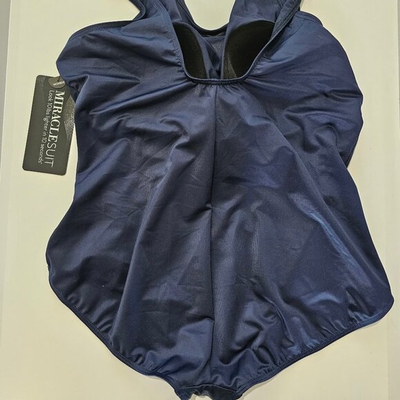 Miraclesuit Illusionists Palma One Piece Swimsuit Midnight Blue - Picture 8 of 11